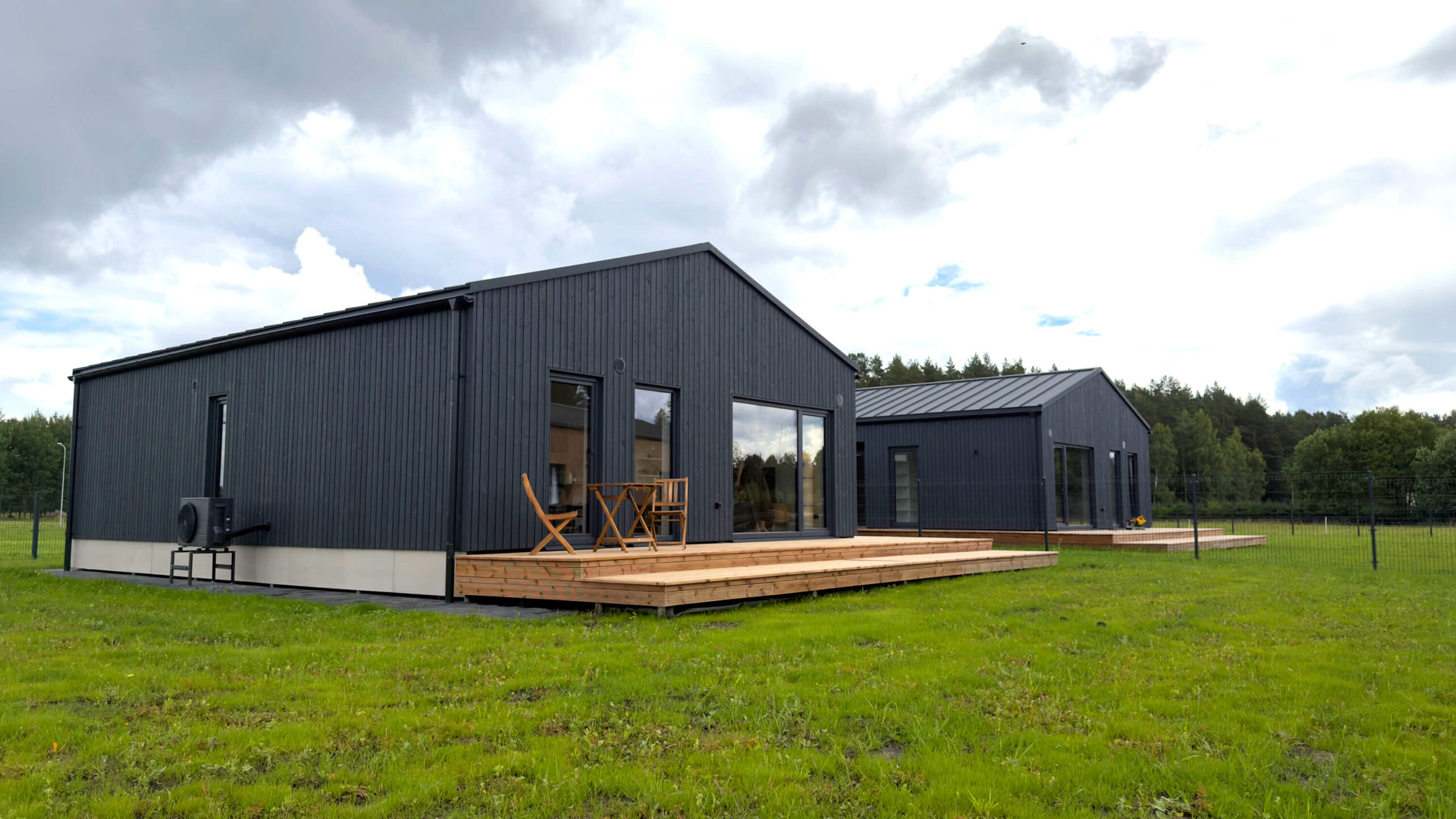 A private MyCabin plot with its own yard