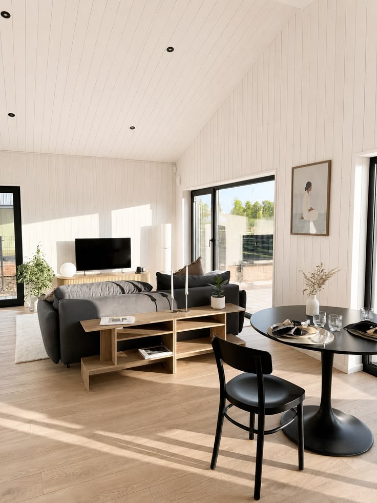 A finished MyCabin interior, ready to move into