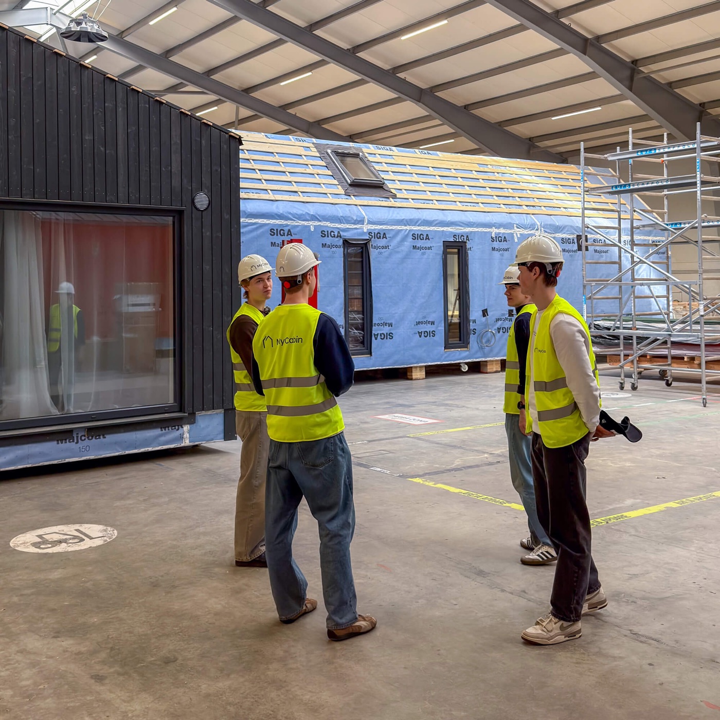 Visitors at a MyCabin demo day